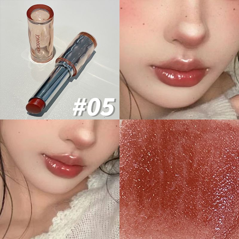 Beauty Without Makeup - HERORANGE delikatna i piękna, lustrzana pomadka
