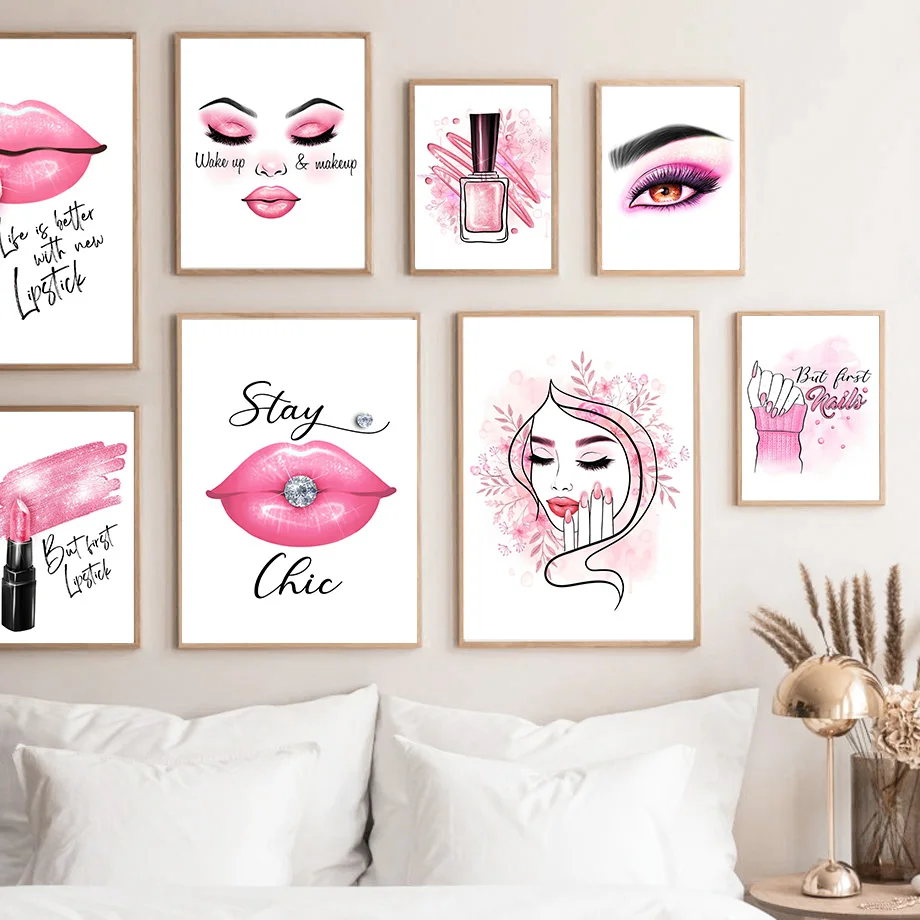 J Beauty Makeup - 1 szt. Modny obraz na płótnie