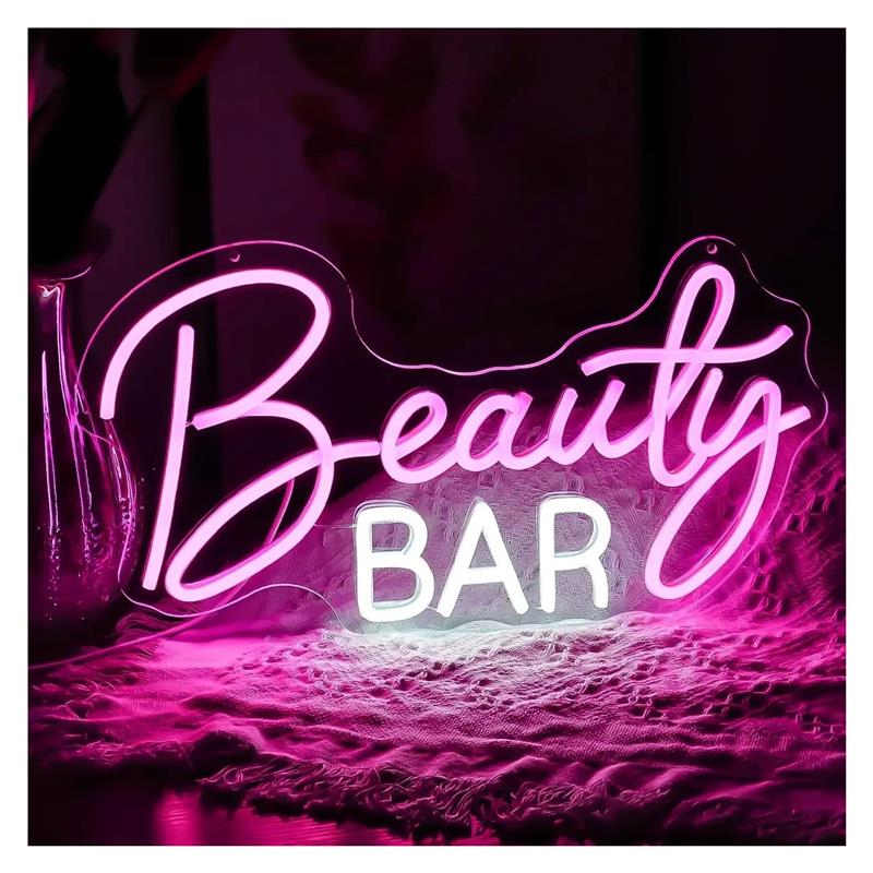 Neonowy szyld Beauty Bar, ście – Beauty Makeup Bar recenzja i cena