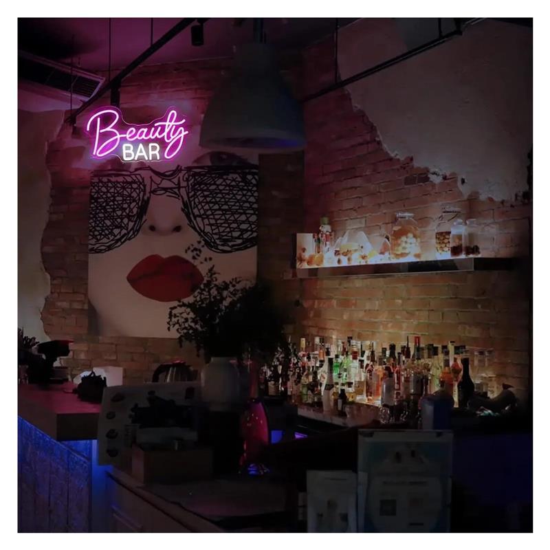 Neonowy szyld Beauty Bar, ście – Beauty Makeup Bar recenzja i cena