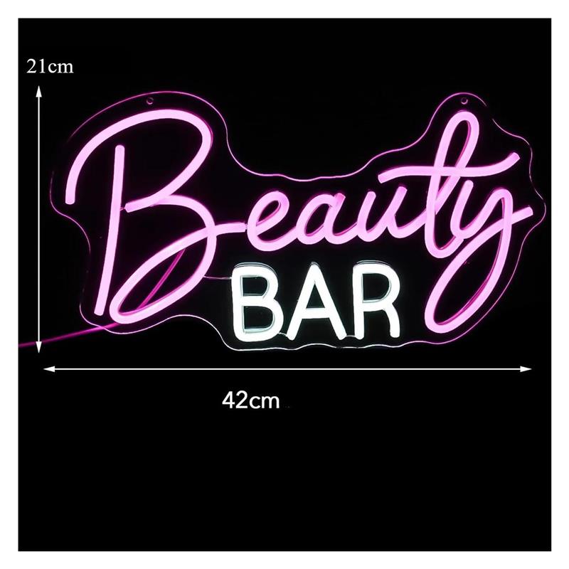 Neonowy szyld Beauty Bar, ście – Beauty Makeup Bar recenzja i cena