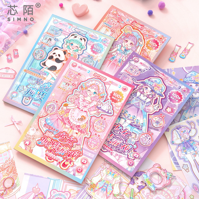 Książka z naklejkami dla dziec – Beauty Makeup Games For Girls recenzja i cena