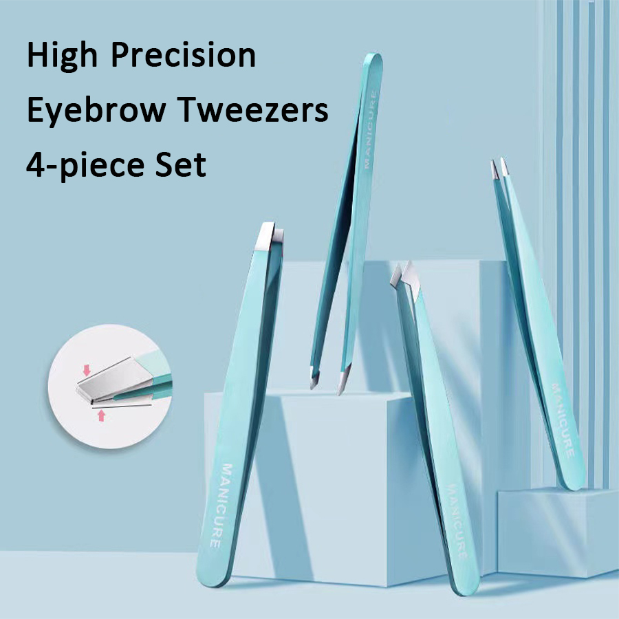 4 szt. Kolorowe pęseta do brwi – Beauty Hair Makeup recenzja i cena