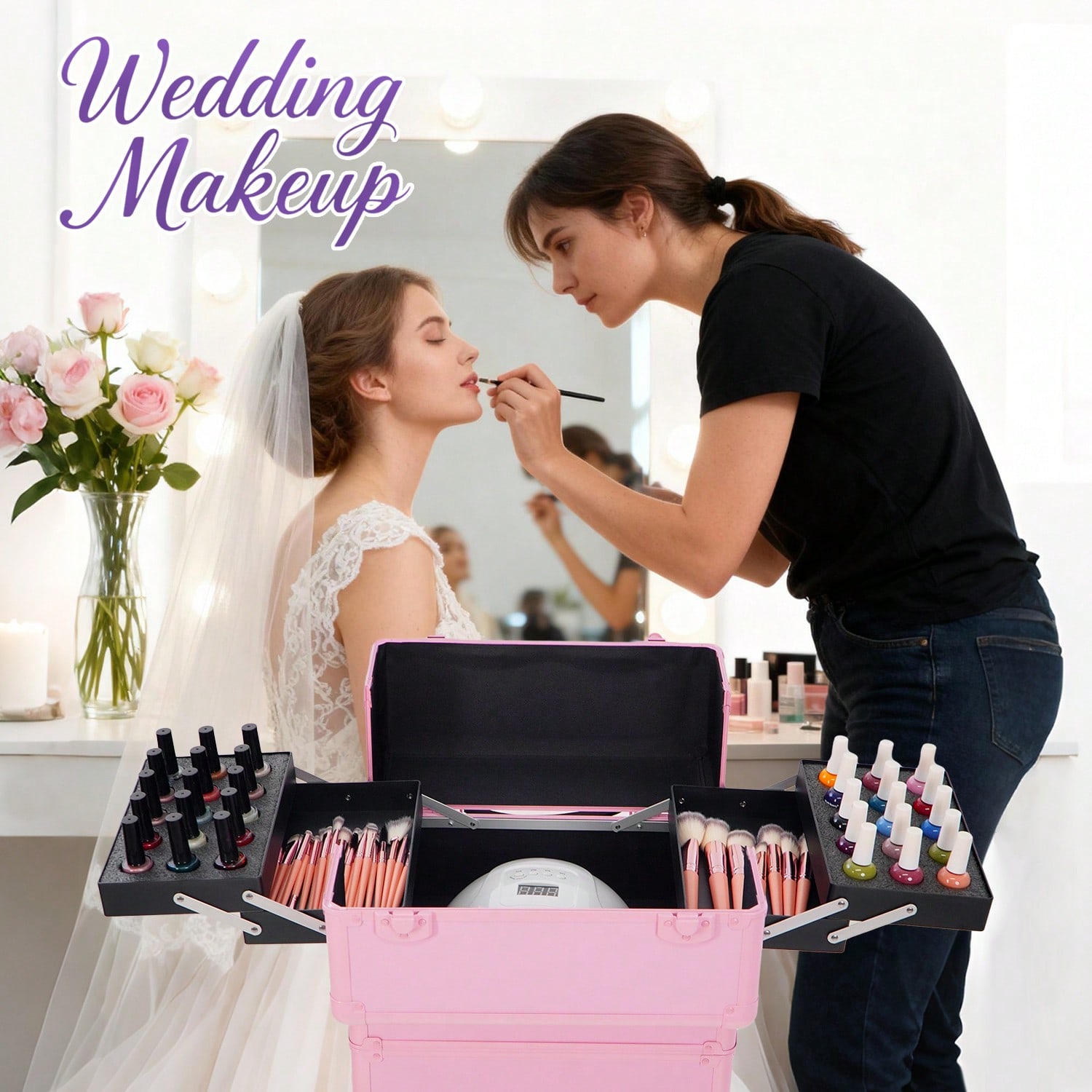 Profesjonalny kosmetyczny kufe – Beauty Makeup Vanity recenzja i cena