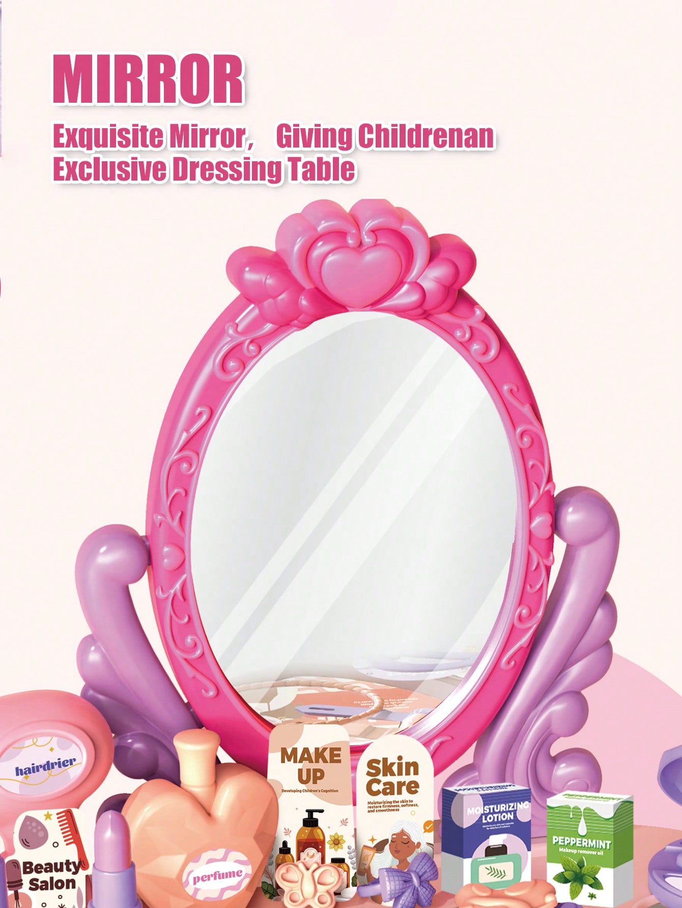 Zestaw toaletki dla dzieci z l – Beauty Makeup Girl recenzja i cena
