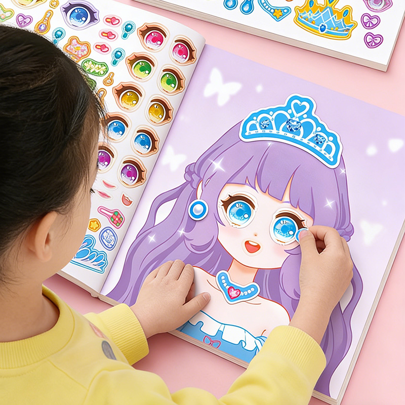 Naklejki do makijażu księżnicz – Beauty Makeup Games For Girls recenzja i cena